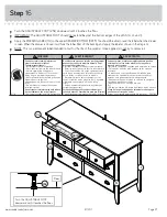 Предварительный просмотр 21 страницы Sauder Shoal Creek 411201 Instruction Booklet