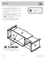 Предварительный просмотр 10 страницы Sauder Shoal Creek 411203 Manual