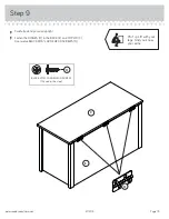 Предварительный просмотр 13 страницы Sauder Shoal Creek 411203 Manual