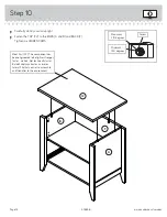 Предварительный просмотр 14 страницы Sauder Shoal Creek 418658 Instruction Booklet