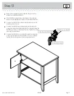 Предварительный просмотр 17 страницы Sauder Shoal Creek 418658 Instruction Booklet