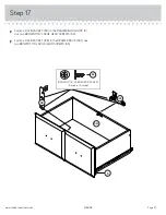 Предварительный просмотр 21 страницы Sauder Shoal Creek 418658 Instruction Booklet