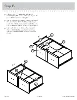 Предварительный просмотр 22 страницы Sauder Shoal Creek 418658 Instruction Booklet