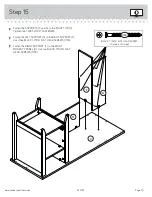 Предварительный просмотр 19 страницы Sauder Shoal Creek 422191 Instruction Booklet