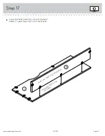 Предварительный просмотр 21 страницы Sauder Shoal Creek 422191 Instruction Booklet