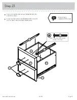 Предварительный просмотр 27 страницы Sauder Shoal Creek 422191 Instruction Booklet