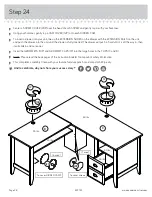 Предварительный просмотр 28 страницы Sauder Shoal Creek 422191 Instruction Booklet