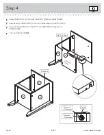 Предварительный просмотр 8 страницы Sauder Shoal Creek Night Stand 410412 Manual