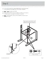 Предварительный просмотр 9 страницы Sauder Shoal Creek Night Stand 410412 Manual