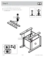 Предварительный просмотр 10 страницы Sauder Shoal Creek Night Stand 410412 Manual