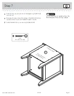 Предварительный просмотр 11 страницы Sauder Shoal Creek Night Stand 410412 Manual