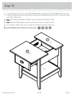 Предварительный просмотр 23 страницы Sauder SmartCenter 422196 Instruction Booklet