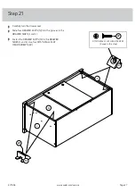 Предварительный просмотр 27 страницы Sauder Steel River 427654 Manual