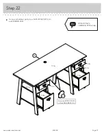 Предварительный просмотр 27 страницы Sauder Stockbridge 409128 Instruction Booklet