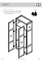 Предварительный просмотр 14 страницы Sauder Storage Cabinet 419496 Instruction Booklet