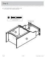 Предварительный просмотр 14 страницы Sauder Summer Home 401902 Manual