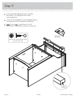 Предварительный просмотр 16 страницы Sauder Summer Home 401902 Manual