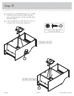 Предварительный просмотр 18 страницы Sauder Summer Home 401902 Manual