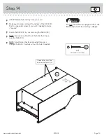 Предварительный просмотр 19 страницы Sauder Summer Home 401902 Manual