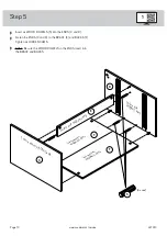 Предварительный просмотр 10 страницы Sauder Tremont Row 427970 Manual