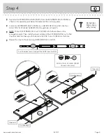 Preview for 9 page of Sauder Trestle 424127 Instruction Booklet