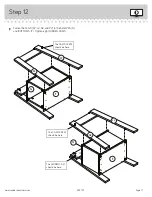 Preview for 17 page of Sauder Trestle 424127 Instruction Booklet