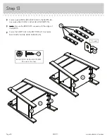 Preview for 18 page of Sauder Trestle 424127 Instruction Booklet