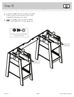 Preview for 20 page of Sauder Trestle 424127 Instruction Booklet