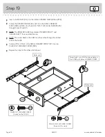 Preview for 24 page of Sauder Trestle 424127 Instruction Booklet