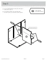 Предварительный просмотр 9 страницы Sauder Via 419609 Manual