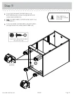 Предварительный просмотр 15 страницы Sauder Via 419609 Manual