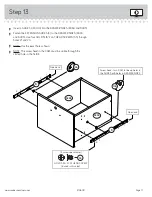 Предварительный просмотр 17 страницы Sauder Via 419609 Manual