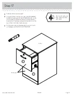 Предварительный просмотр 21 страницы Sauder Via 419609 Manual