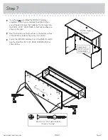 Предварительный просмотр 11 страницы Sauder Via 419641 Instruction Booklet