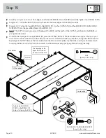 Предварительный просмотр 20 страницы Sauder worksense MASON PEAK Hutch 427809 Assembly