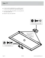 Предварительный просмотр 22 страницы Sauder worksense MASON PEAK Hutch 427809 Assembly