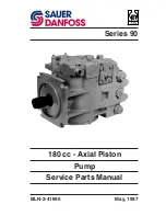 Sauer Danfoss Series S90 180 cc Service & Parts Manual preview