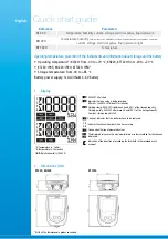 Preview for 2 page of sauermann KH 220 Series Quick Start Manual