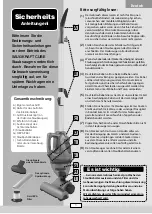 Preview for 3 page of SAUGKRAFT Cube Vacuum Instruction Manual