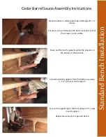 Preview for 15 page of SaunaFin Clear Western Red Cedar Assembly Instructions Manual