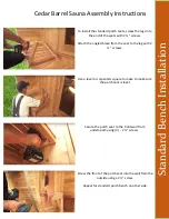 Preview for 16 page of SaunaFin Clear Western Red Cedar Assembly Instructions Manual