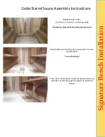 Preview for 19 page of SaunaFin Clear Western Red Cedar Assembly Instructions Manual