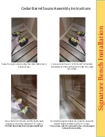 Preview for 21 page of SaunaFin Clear Western Red Cedar Assembly Instructions Manual