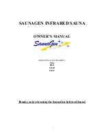 Preview for 1 page of Saunagen PH-I Owner'S Manual