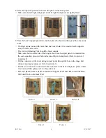 Preview for 5 page of Saunatec Infared Wooden Sauna Room IG-570G Instruction Manual