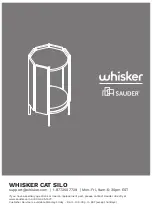 Preview for 1 page of Saunders WHISKER CAT SILO 427332 Manual