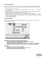 Предварительный просмотр 2 страницы Saunia LATERNE 46324 Installation And Operation Manual