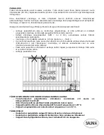 Предварительный просмотр 14 страницы Saunia LATERNE 46324 Installation And Operation Manual