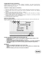 Предварительный просмотр 17 страницы Saunia LATERNE 46324 Installation And Operation Manual