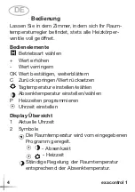 Предварительный просмотр 4 страницы Saunier Duval exacontrol 1 Operating And Installation Manual